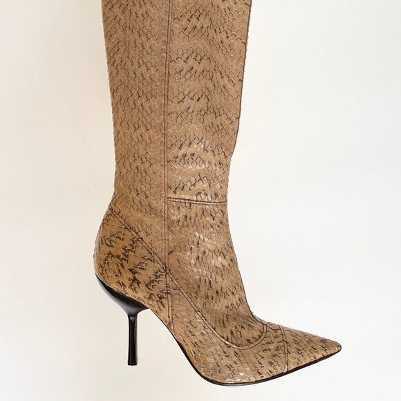 Vintage Miu Miu Snakeskin Boots - Picture 2 of 6